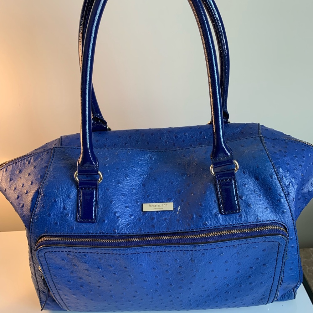 KATE SPADE OSTRICH EMBOSSED BAG!
